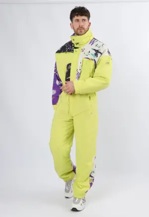 Vintage Ski Suit 90's RUNPANUA UK Medium 40" 42" (2AR)