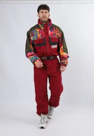 Vintage Ski Suit 90's MANGUS UK XL 44" 46" Tall length (2AT)