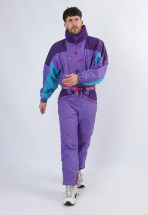 Vintage Ski Suit 90's DEGRE 7 UK Medium Large 42" Patrick Vallencant (2FD)