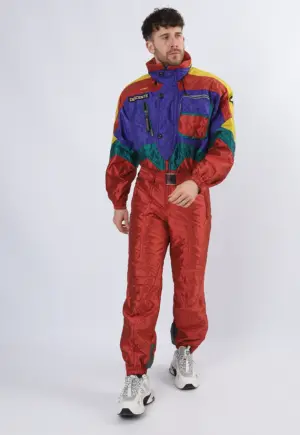Vintage Ski Suit 90's DESCENTE UK Small 36" 38" (2FF)