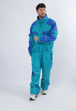 Vintage Ski Suit 90's MOUNTAIN GOAT UK XL 44" 46" Tall Length (2FU)