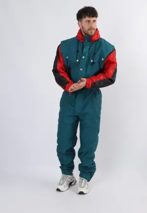 Vintage Ski Suit 90's ROOK UK Medium Large 42" Tall Length (26H)