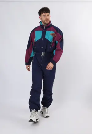 Vintage Ski Suit 90's ETIREL UK XL 44" 46" (26I)